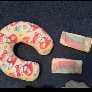 car seat headrest and strap covers